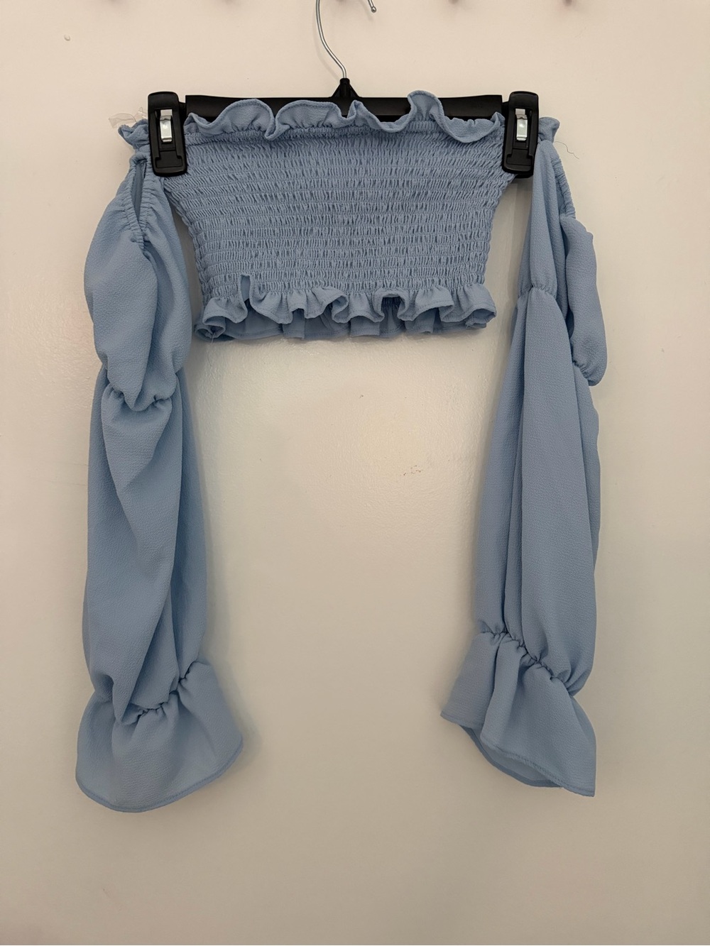 Off shoulder bandeau top
